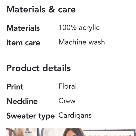 Society & Stitch. McKay 3 button floral cardigan. Size XXL - Picture 2 of 12